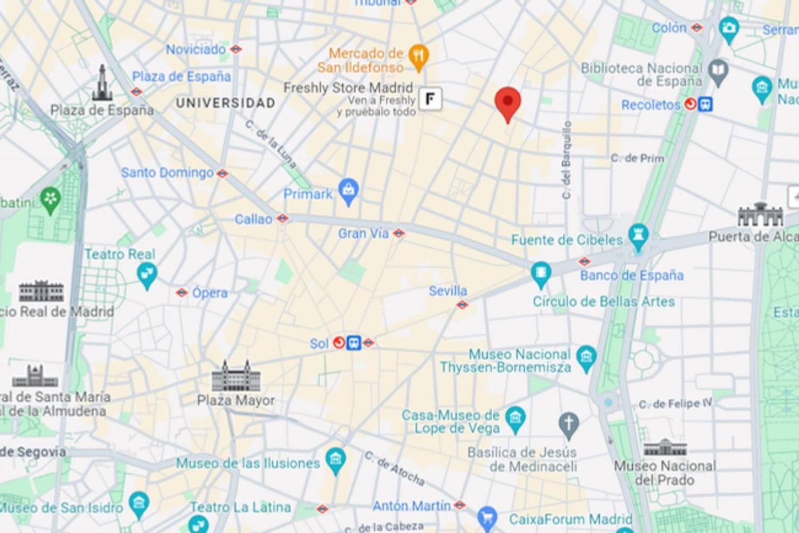 Confortable Apt Para 3 Pax A 1 Min De Gran Via Madrid Eksteriør bilde